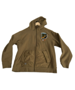Born Fly Hoodie Mens XL Khaki Embroidered Pullover Stay Fly Forever Stre... - $106.72 CAD