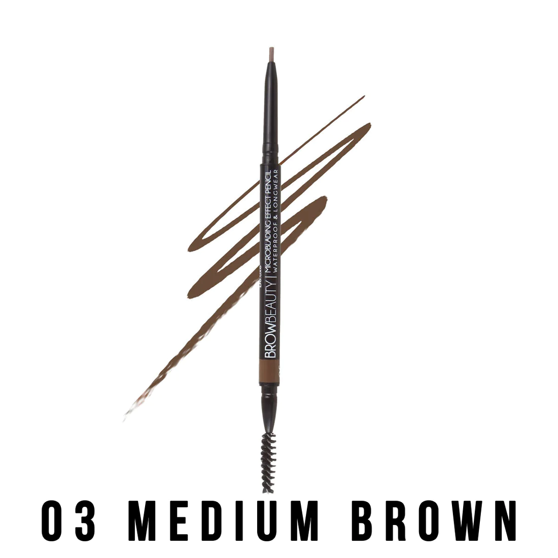 Primary image for Italia Deluxe BrowBeauty Microblading Effect Eyebrow Pencil - *MEDIUM BROWN*