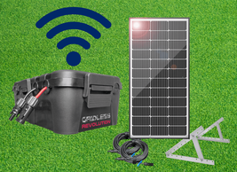 Solar Hub: Weatherproof Solar Generator with 24/7 Internet Access Via Integrated - £446.83 GBP