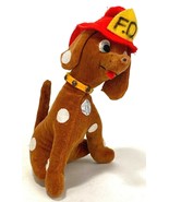 DAKIN Dream Pets Vintage Fire Dog Plush Stuffed Animal - Japan - 6&quot; tall - £18.24 GBP
