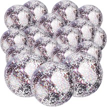18 Pcs Beach Ball Jumbo Sequins Pool Toys Balls Inflatable Pool Party Decor Conf - £37.82 GBP