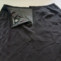 Norton McNaughton Zipper Women's Zip & Double Slits Black Skirt Size 18 (37×36) image 10