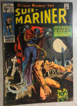 SUB-MARINER #22 (1970) Marvel Comics Dr. Strange Vg+ - £11.86 GBP