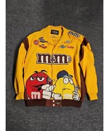 Chase Authentic XL Yellow M&amp;M Nascar Racing Jacket #38 M&amp;Ms Ford UPS Yat... - $168.27