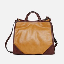 Leather Tote Bag 2022 New  Handbags Women Bags Designer Vintage Large Capacity C - £169.50 GBP