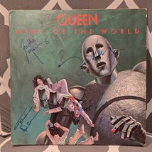 Queen signed lp News of the World, 4 members, Original, Vintage, Great G... - $5,546.41 MXN
