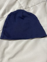 Gerber Unisex Navy Blue Beanie Cap Hat Size 0 To 6 Months - $46.57 MXN
