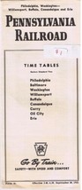 Pennsylvania Railroad Time Tables September 1951 - $3.63