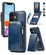 Wallet Case For iPhone 11 (6.1&quot;) w/Card Holder Vintage PU Leather RFID B... - $9.89