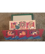 Hallmark NOAHS ARK Christmas Gift Box XPF 342-1 Vintage Folk Art Hinged Lid - $12.50