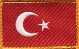 International Country Flag Patch 3.50&quot; x 2.25&quot;, One Embroidered Iron or ... - $74.01 MXN