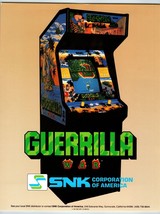 Guerrilla War Arcade Flyer 1987 Original Retro Video Game Art Vintage Co... - $29.93