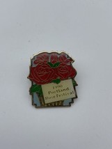 VTG 1990 Portland Rose Festival Portland Oregon Pin Pinback Lapel - $7.50