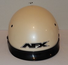 AFX FX-200 Half BIKE Motorcycle Cruiser Helmet Adult S DOT Approved White - $49.45