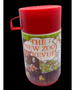 The New Zoo Revue Thermo Bottle Vintage Aladdin Plastic Cup Lid &amp; Stopper - $63.66 CAD