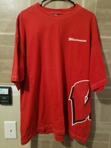 Wisconsin Badgers Team Starter Mens Shirt Size XL Red Big Logo  - £24.31 GBP