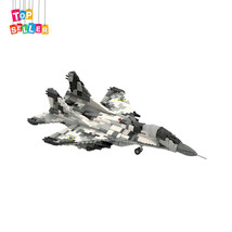 Ukraine Mig-29 The Ghost of Kyiv Fighter Building Blocks Set Model Bricks Toys - £83.01 GBP