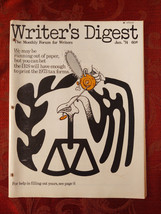 WRITERs DIGEST Magazine January 1974 Bill Francois Rodger Dean Duncan - £11.58 GBP