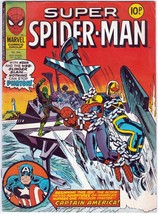 Super Spider-Man #254 1977 Marvel Comics International Oversized Black & White - $7.87