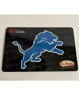 Tim Hortons Gift Card Detroit Lions Collectable (Unused/No Balance) - $6.42 CAD