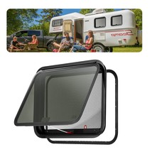 VEVOR Exit RV Window 30&quot; W x 22&quot; H Emergency Push Out Window W/ Screen &amp;... - $204.92