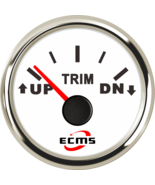 Marine Boat Outboard Engine Trim Tilt Gauge 9-32V 167-10Ω UP-DN 52mm 2” ... - $27.34 CAD