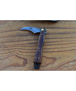 vintage handmade damascus steel mushroom knife 5071 - $1,029.60 MXN