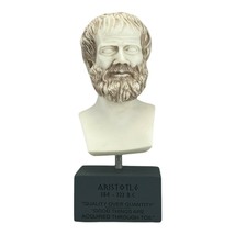 Aristotle Greek Philosopher Scientist Bust Head Statue Sculpture - £33.38 GBP