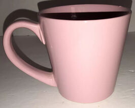 Oversized Pink 4 1/4”Hx4 1/2”W Coffee Tea Mug Office Cup-Free Gift Wrap-... - $24.63