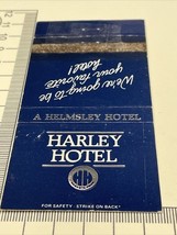 Matchbook Cover  Harley Hotel Of Orlando  A Helmsley Hotel   gmg  Repair - $8.42