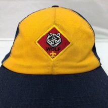 WOLF SCOUT BOY SCOUTS OF AMERICA LOGO CHILDS M/L ADJUSTABLE SNAPBACK CAP... - $9.00