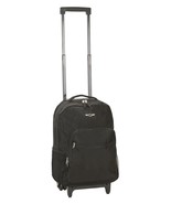 17&quot; Rolling Backpack Polyester - Black New - $952.79 MXN