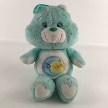 Care Bears Bedtime Bear 13&quot; Plush Stuffed Animal Moon 1983 Vintage Kenne... - £27.65 GBP