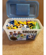 Kaskey Kids Soccer Guys Futbol With Carrying Case - 24 pieces with mat, ... - £11.90 GBP