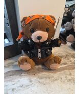 5 1/2&quot; TANK Vintage 1998 Harley-Davidson Bean Bag Plush Bear - $11.88