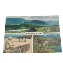 CONNEMARA Co. Galway Ireland multiview Postcard Boat On Beach Landscape City  - £5.32 GBP