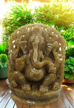 Antique Aragonitre Stone Ganesh Statue - £9,115.65 GBP