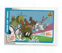 Greece 1994 Upper Deck World Cup Usa Pyramid Looney Tunes Soccer Card #57 - $4.99