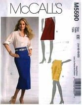 2008 Misses / Petite SKIRT in 3 Lengths McCall&#39;s #5590 Size D (14-20) UNCUT - £11.21 GBP