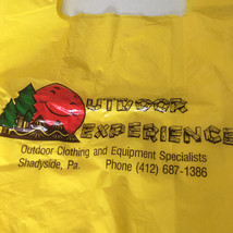 Defunct Outdoor Experience store Shadyside PA large plastic bag movie ph... - $19.75