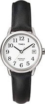 Timex T2H331 Women&#39;s Easy Reader Black Leather Strap Watch - £35.52 GBP