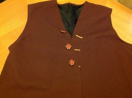 Pirate Halloween Costume Gentleman&#39;s Sleeveless Long Vest Not Museum Rep... - $39.60