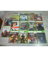 Lot of 14 Xbox 360 Games Gears of War Too Human Fallout New Vegas Mass Effect 3 - $28.45