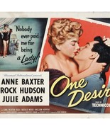 ROCK HUDSON Natalie Wood, Anne Baxter. ONE DESIRE Authentic Vintage Movi... - €121,41 EUR