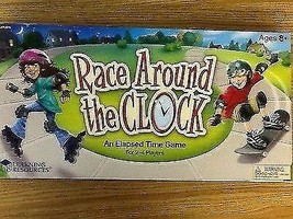 Race Around The Clock - An Elapsed Time Game - Learning Resources - $10.39