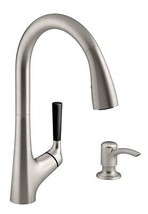 Kohler R562-SD-VS 10.5 in. Vibrant Stainless Steel Malleco Pull-Down Kitchen Fau - £269.82 GBP