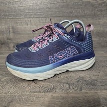 Hoka One One Womens Bondi 6 1019272 MBRB Blue Running Shoes Sneakers Size 8.5 D - £35.86 GBP