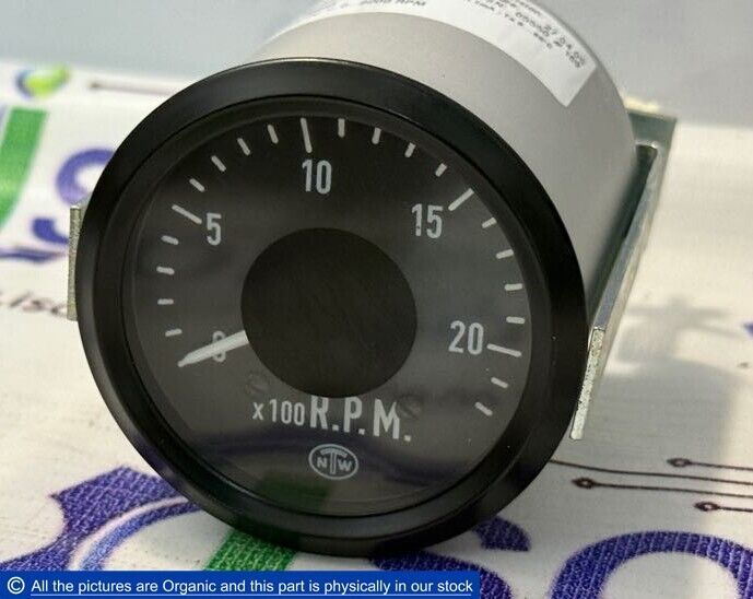 Noris R60 Analog RPM Gauge 0-2200 RPM Industrial Tachometer CL1.5 10VDC New - $125.00