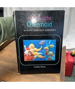 Vintage The Little Mermaid Golden Press Book Lenticular Cover 3D 1966 An... - $1,285.97 MXN
