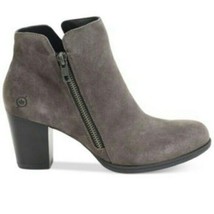 Born Gray Suede Zippered Ankle Boots 7 - $46.74